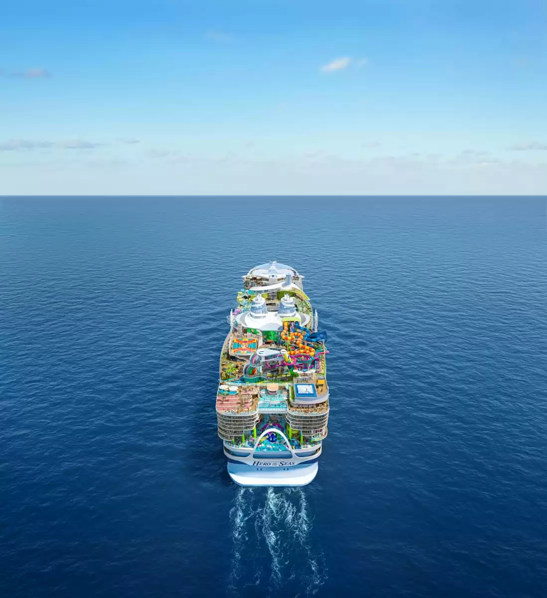 Hero of the Seas: aerials