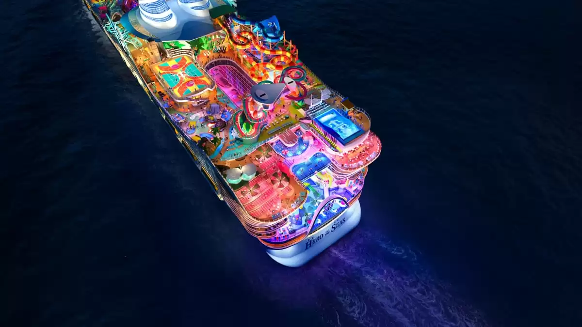 Hero of the Seas: aerials