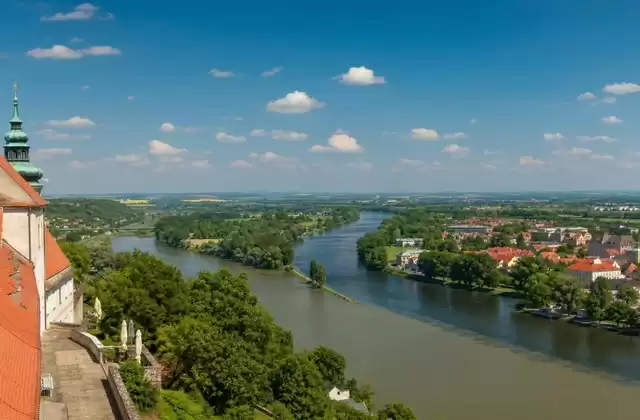 Desde el castillo de Mělník