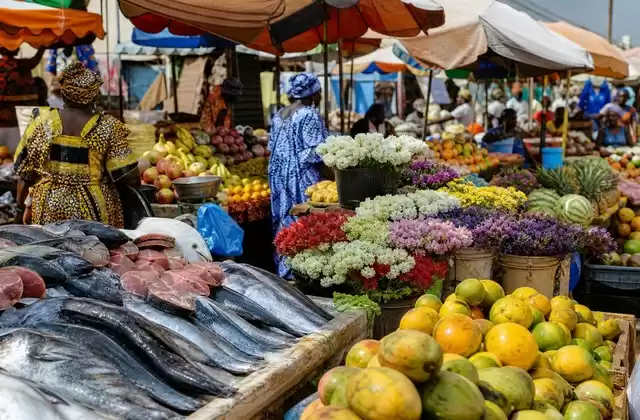 En el mercado de Kermel