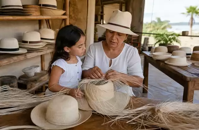 Talleres de sombreros de Montecristi