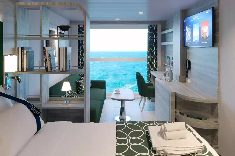 Cabina con vistas al mar garantizada