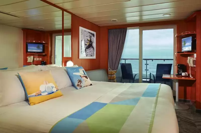 Cabina con balcón con vistas a la proa