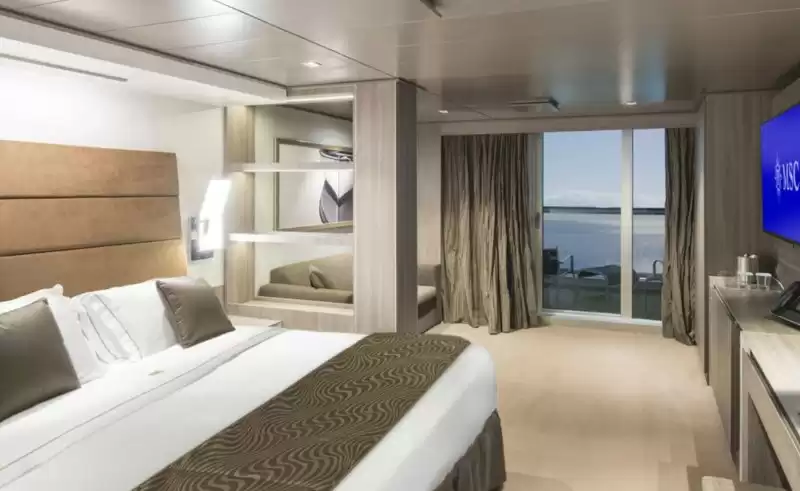 Suite deluxe MSC Yacht Club 