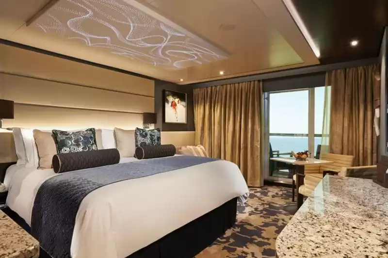 Suite Penthouse Deluxe con gran balcón con vistas a la proa